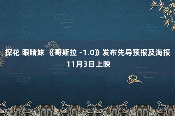 探花 眼睛妹 《哥斯拉 -1.0》发布先导预报及海报 11月3日上映