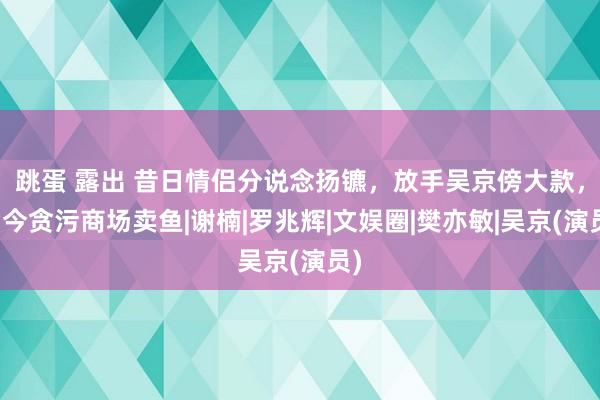 跳蛋 露出 昔日情侣分说念扬镳，放手吴京傍大款，如今贪污商场卖鱼|谢楠|罗兆辉|文娱圈|樊亦敏|吴京(演员)